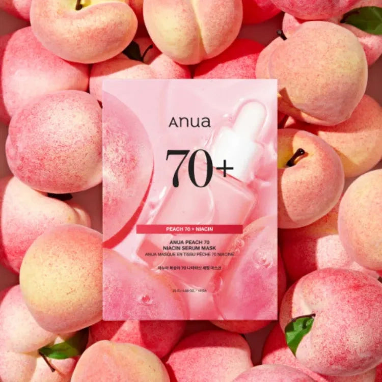 ANUA – Mascarilla Iluminadora con Melocotón 70% + Niacinamida – 25ml (1 ud.)