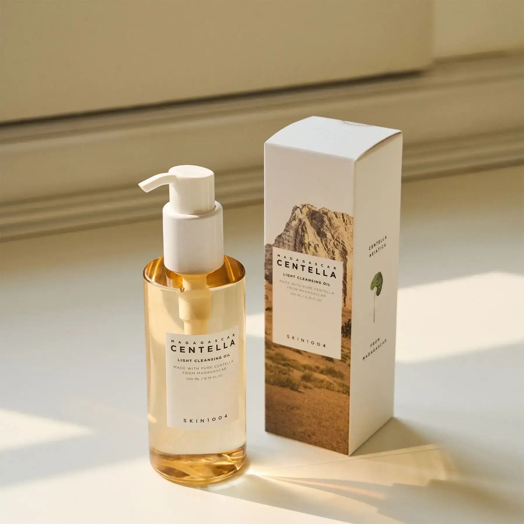 CENTELLA - SKIN1004 Aceite limpiador ligero de centella de Madagascar 200 ml