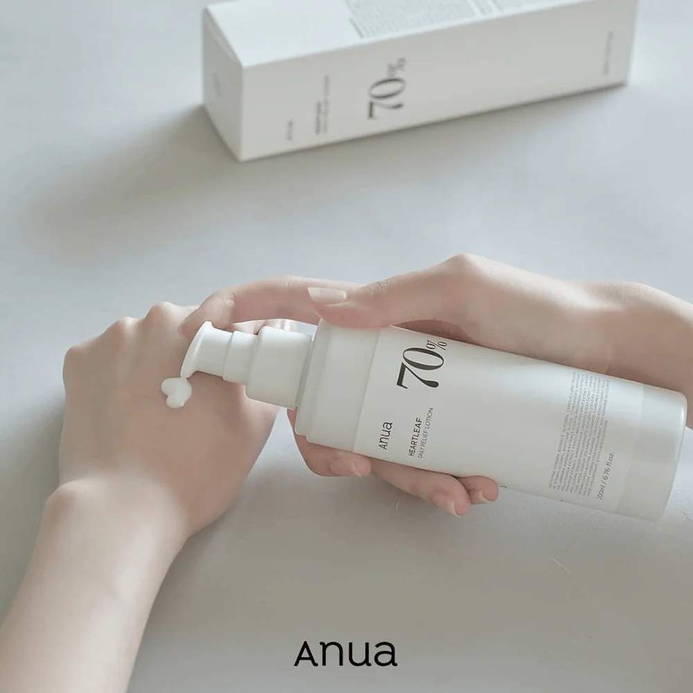 ANUA Heartleaf 70 Loción Facial Diaria – Hidratación Ligera y Calmante (200ml)