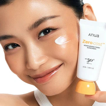 Anua – Protector Solar Zero-Cast Hidratante 50ml – SPF50+ PA++++ Sin Rastro Blanco