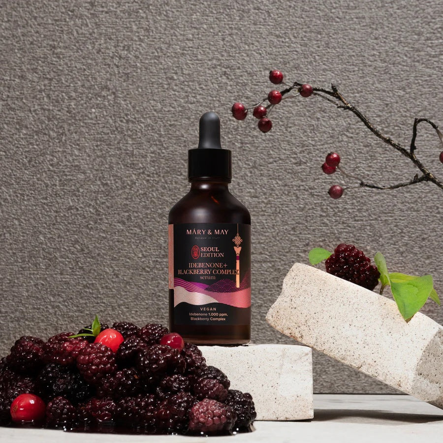 Mary&May Idebenone + Blackberry Complex Serum - Potent Anti-Aging Serum