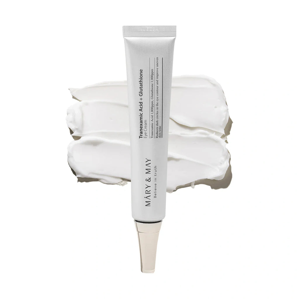 Mary&May – Crema de Ojos con Ácido Tranexámico + Glutatión 30ml – Iluminadora y Antimanchas