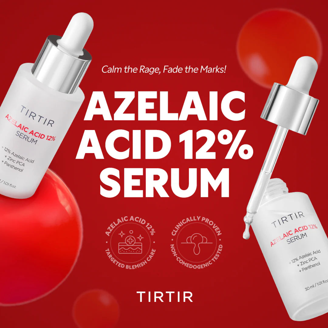 TIRTIR – Azelaic Acid 12% Serum | Suero Iluminador y Antiimperfecciones