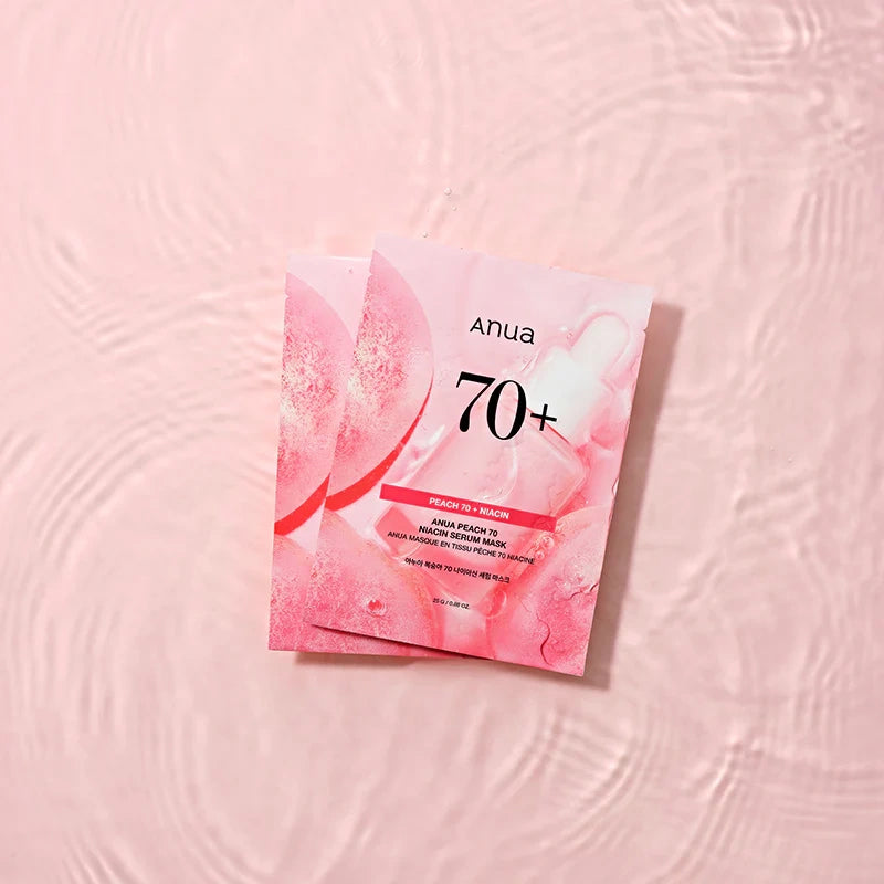 ANUA – Mascarilla Iluminadora con Melocotón 70% + Niacinamida – 25ml (1 ud.)