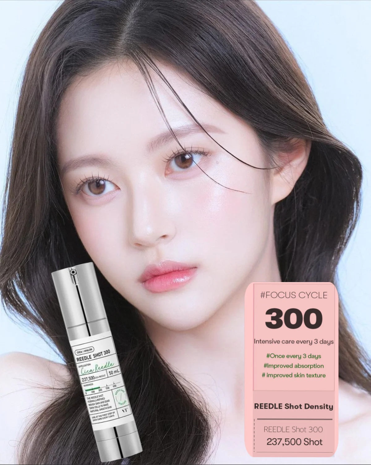 VT Cosmetics – Serum Reedle Shot 300 Booster (50 ml) – Renovación y Mejora de la Piel
