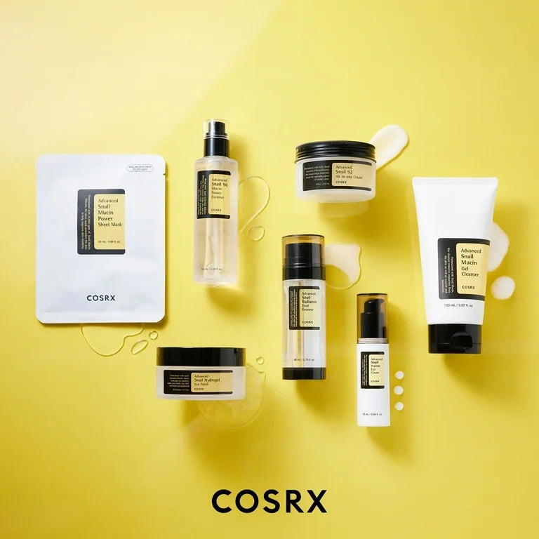 COSRX – Advanced Snail Hydrogel Eye Patch (60 Parches) – Hidratación y Reparación para el Contorno de Ojos