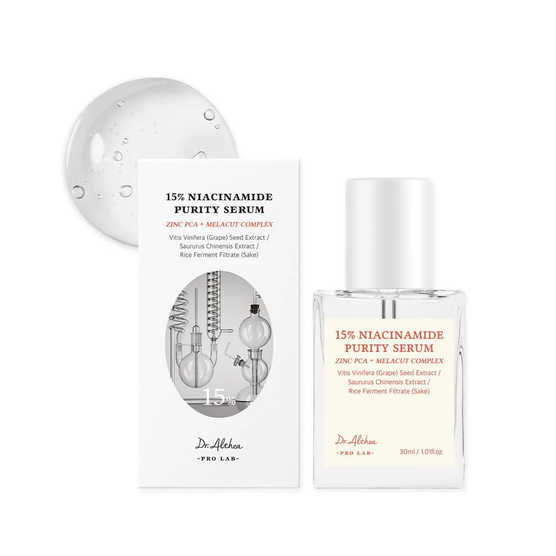 Sérum Purificante con 15% de Niacinamida – Iluminador y Regulador de Sebo (30 ml)