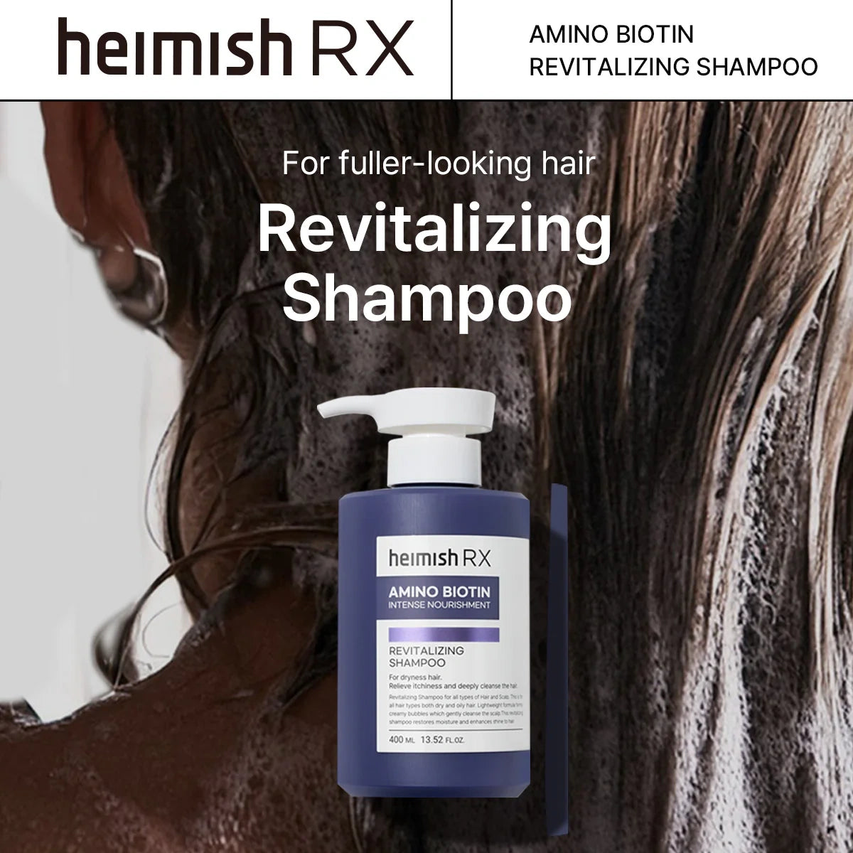 Heimish Rx Amino Biotin Revitalizing Shampoo – Champú revitalizante (400 ml)