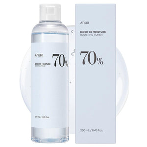 Anua – Tónico Hidratante con 70% Savia de Abedul 250ml – Refrescante y Fortalecedor
