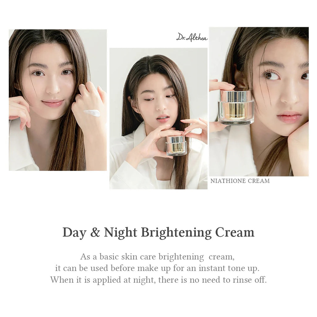 Dr. Althea – Niathione Cream 30ml – Crema Iluminadora y Reafirmante con Niacinamida y Glutatión
