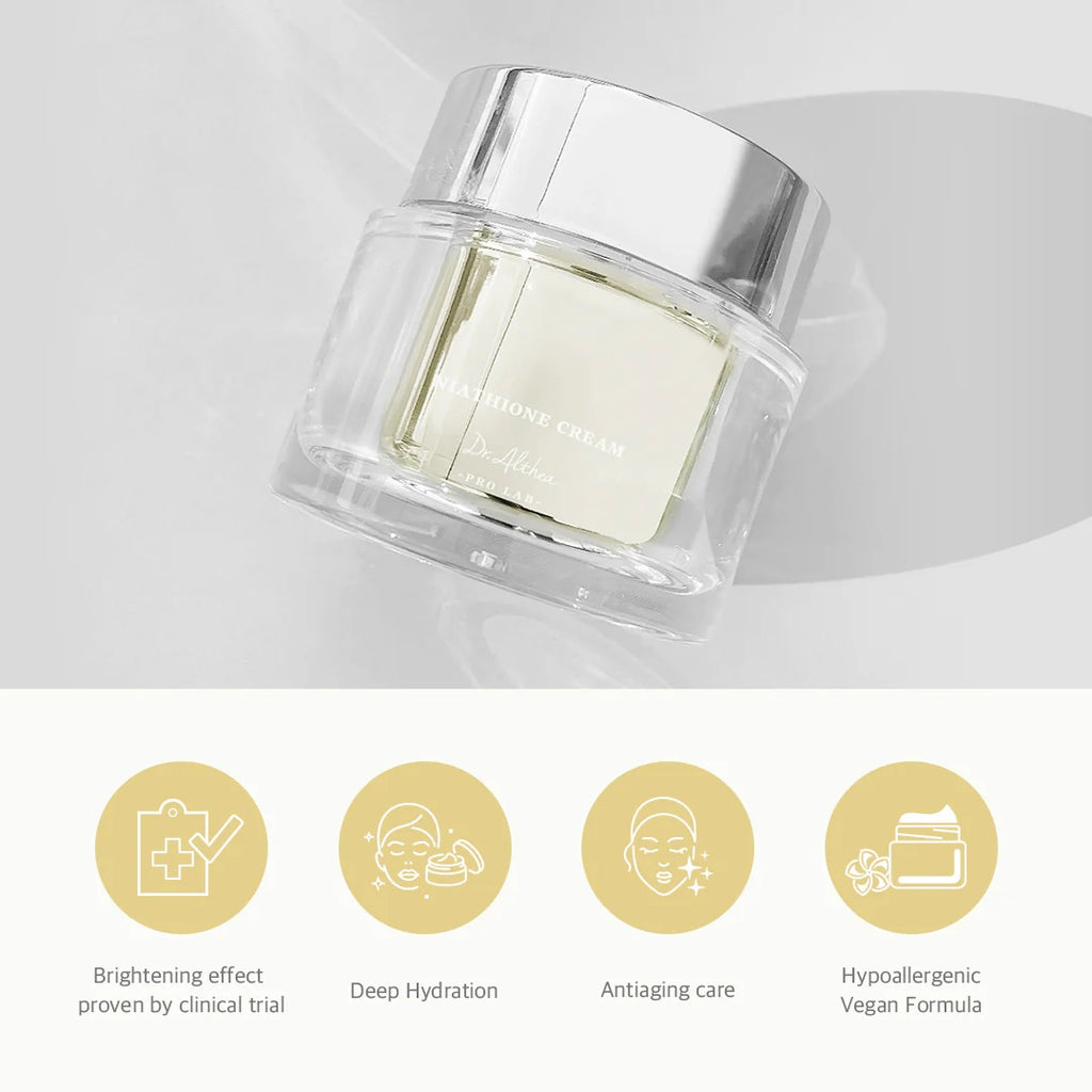 Dr. Althea – Niathione Cream 30ml – Crema Iluminadora y Reafirmante con Niacinamida y Glutatión
