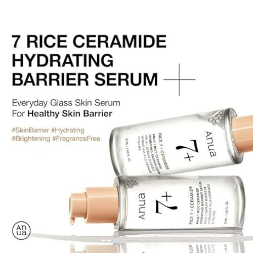 ANUA – Rice Ceramide 7 Hydrating Barrier Serum – Sérum Hidratante y Reparador de la Barrera Cutánea (30 ml)