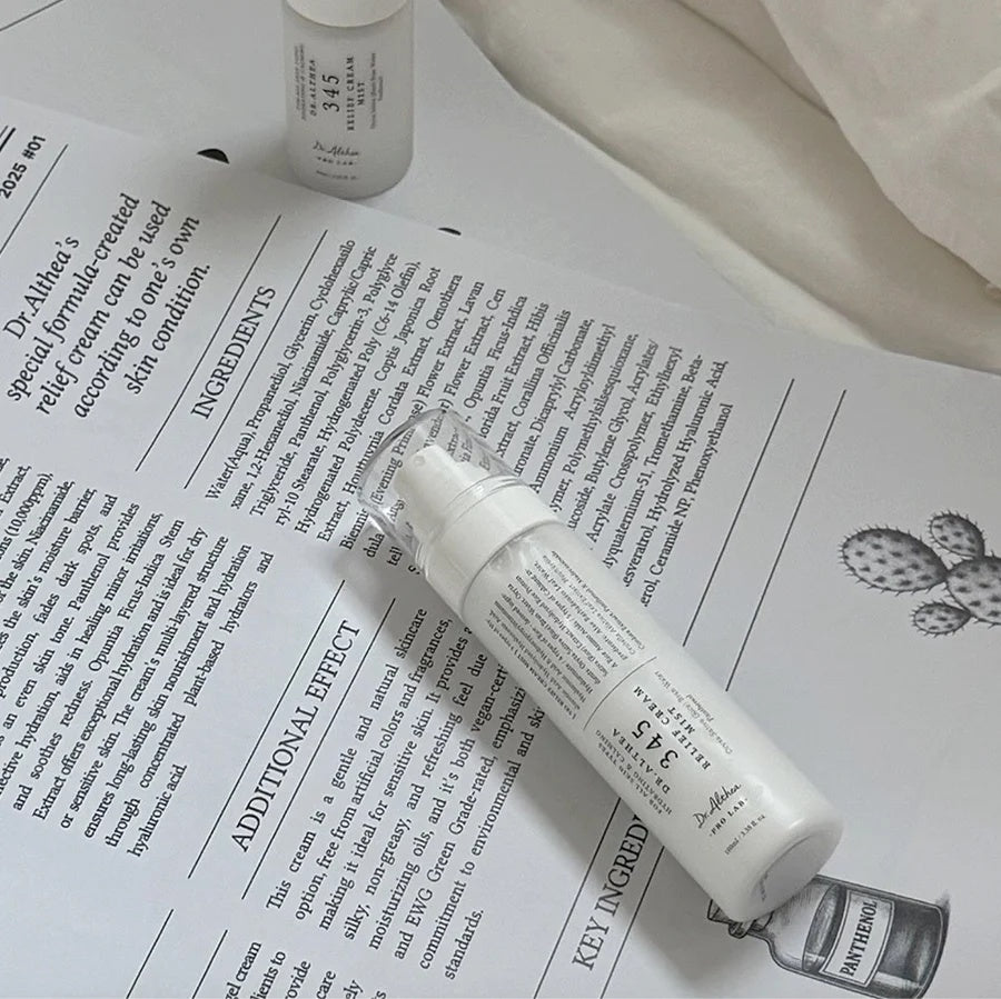 Dr. Althea 345 Relief Cream Mist 60ml | Bruma Hidratante y Calmante – Refuerza la Barrera Cutánea