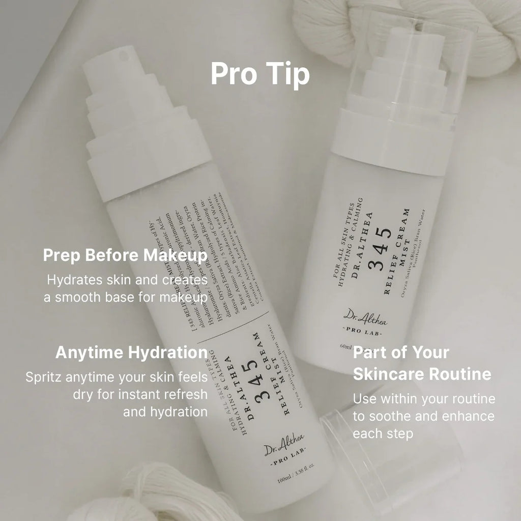 Dr. Althea 345 Relief Cream Mist 60ml | Bruma Hidratante y Calmante – Refuerza la Barrera Cutánea