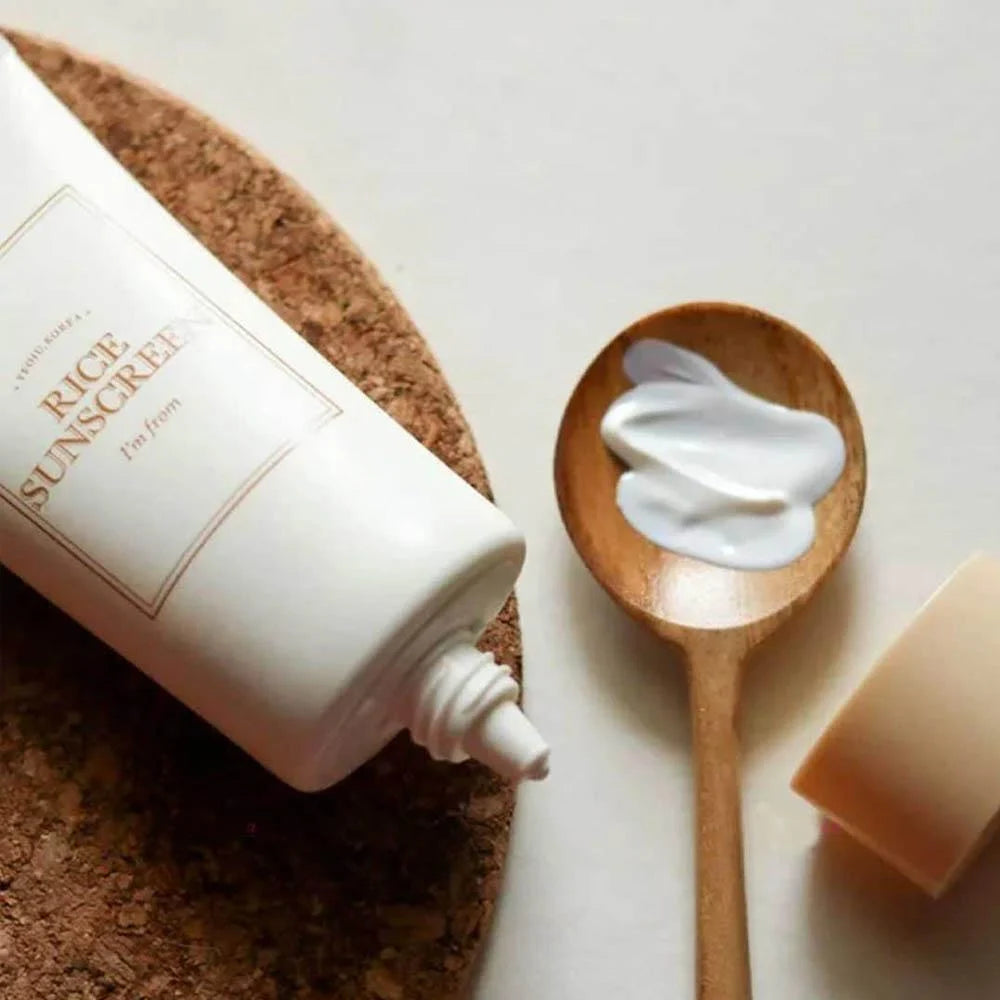 Protector Solar Físico con 41% Extracto de Arroz · Óxido de Zinc No-Nano