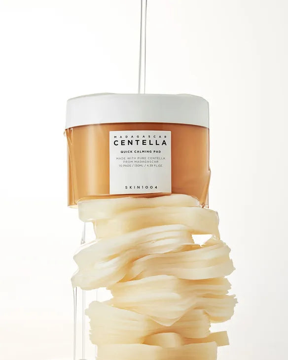 CENTELLA - SKIN1004 Madagascar Centella Quick Calming Pad 70 Pads 130ml - Quick Soothing Effect for Sensitive Skin