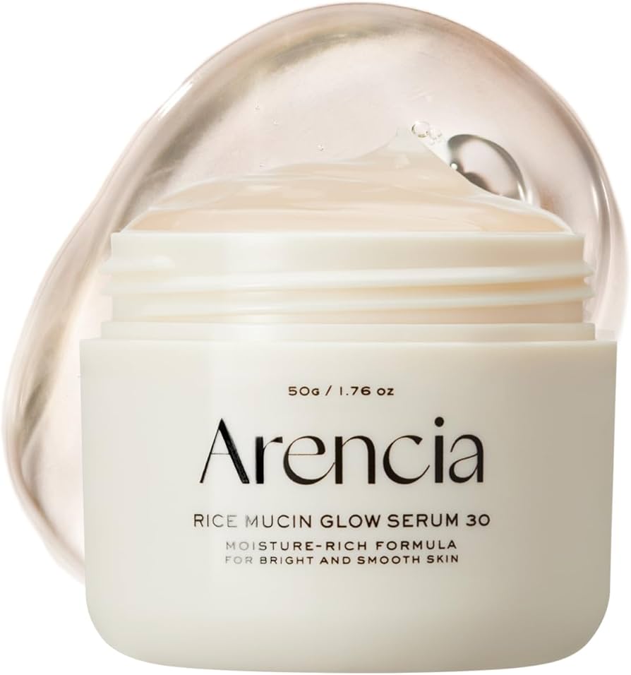 Arencia Rice Mucin Overnight Glow Face Mask Serum 30 ml (1.76 oz) – Sérum Nocturno Iluminador