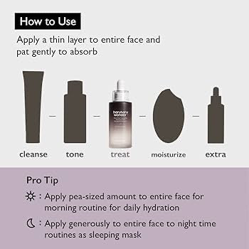 Haruharu Wonder – Black Rice Botanical 2GF Ampoule 30 ml – Sérum Facial Antiarrugas con EGF, Antiedad y Cruelty Free
