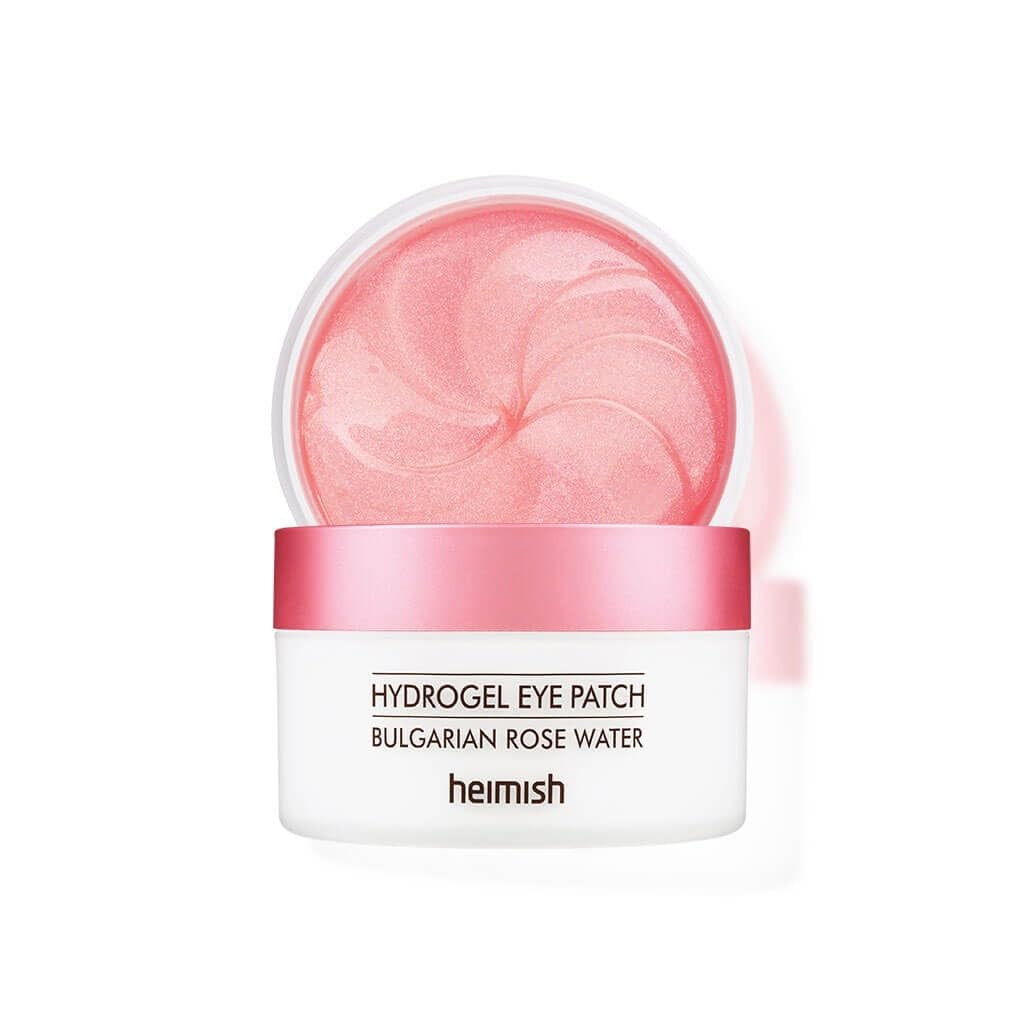 Heimish – Parches de Ojos de Hidrogel con Agua de Rosa Búlgara (60 uds.) – Hidratación y Luminosidad