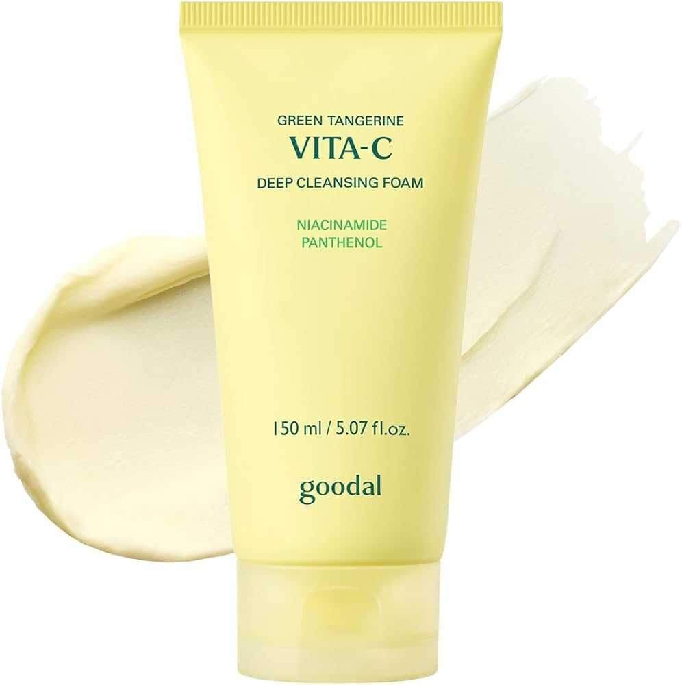 Green Tangerine Vita-C Deep Cleansing Foam 150ml | Espuma Limpiadora Iluminadora con Vitamina C – Cosmética Coreana