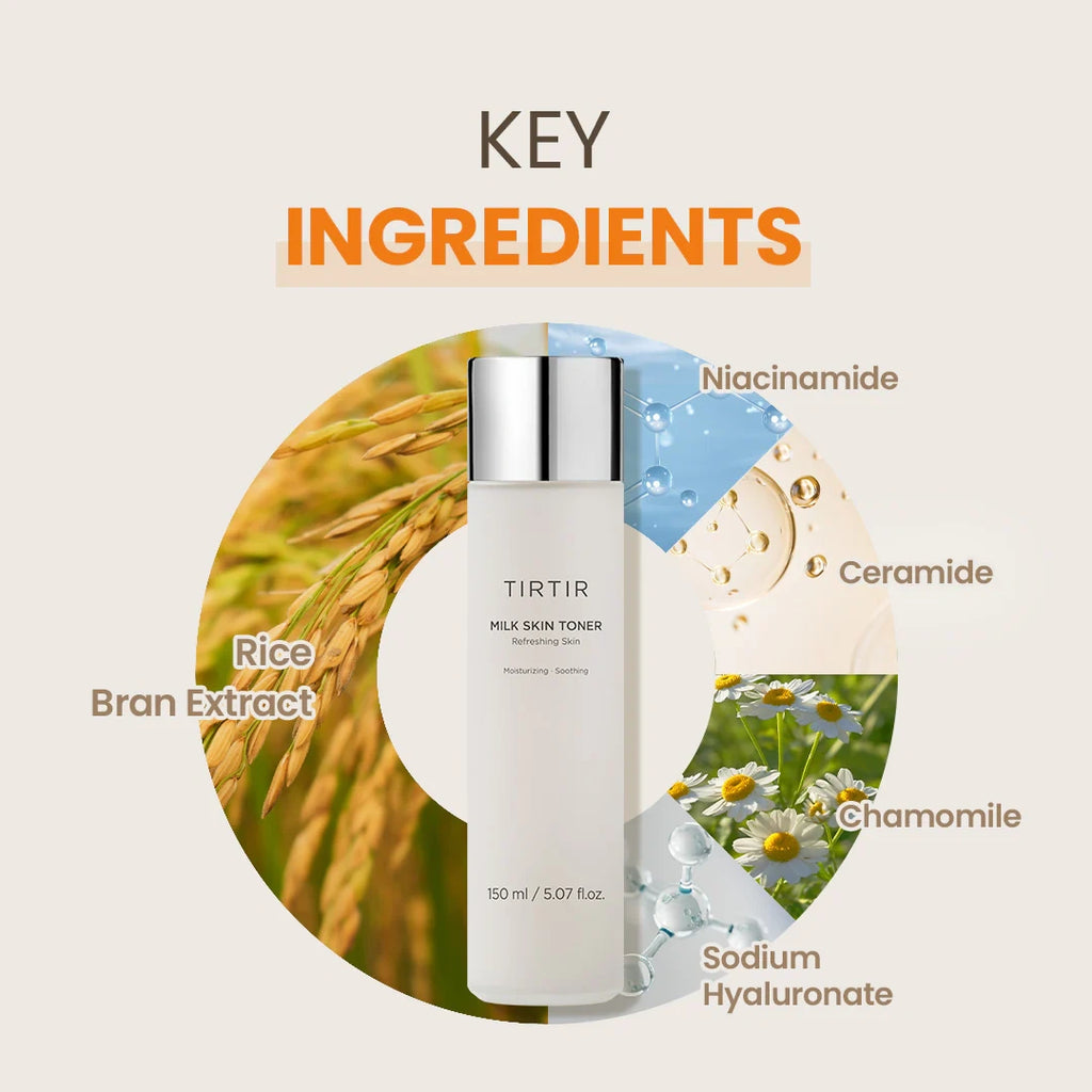 🥛 TIRTIR – Milk Skin Toner (150ml)