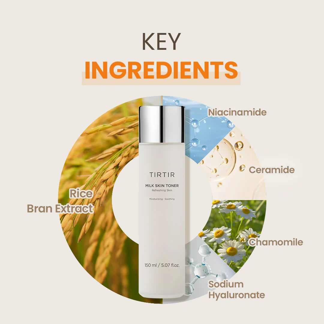 🥛 TIRTIR – Milk Skin Toner (150ml)