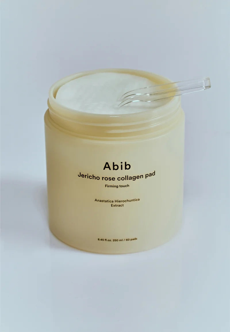 Abib – Jericho Rose Collagen Pad Firming Touch 60 uds – Discos Faciales Tonificantes con Colágeno