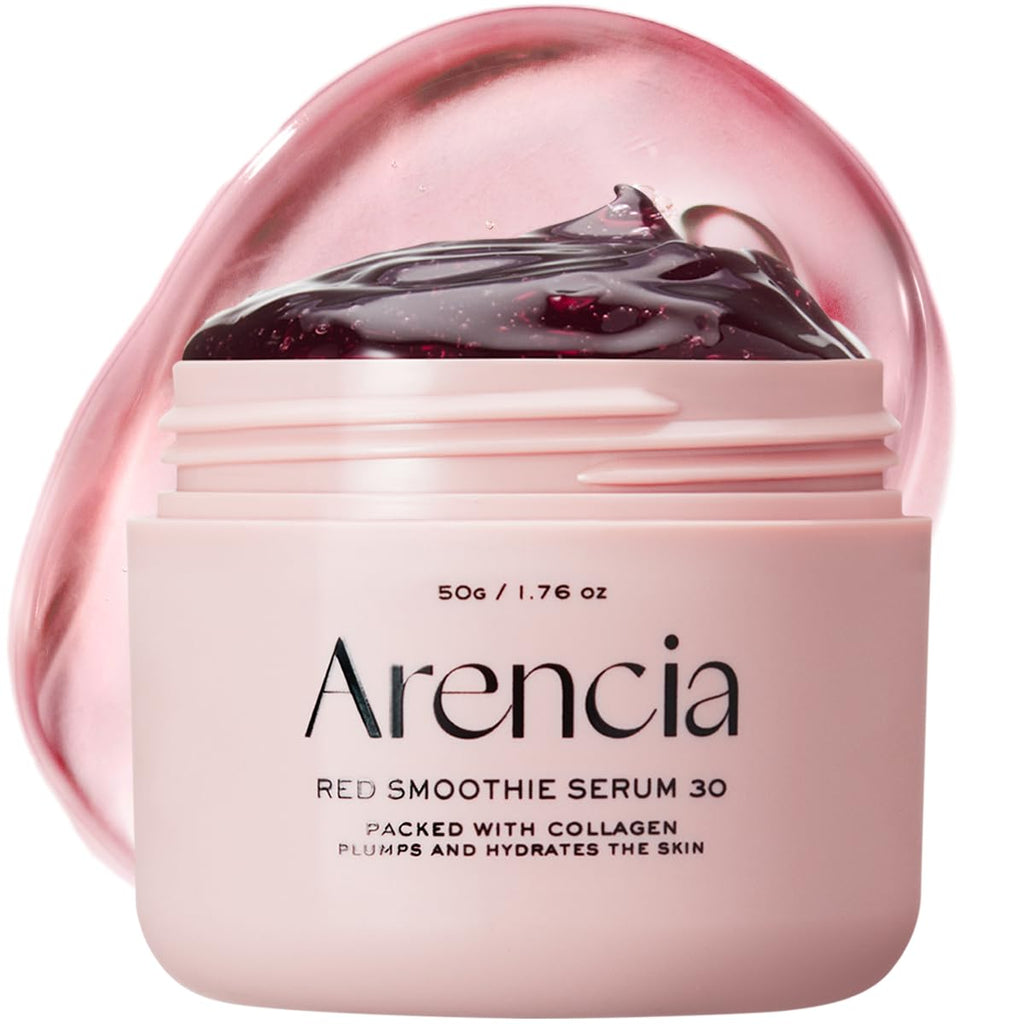 Arencia Overnight Red Smoothie Face Mask Serum Glowing & Soothing 30 ml – Sérum Nocturno Iluminador y Calmante