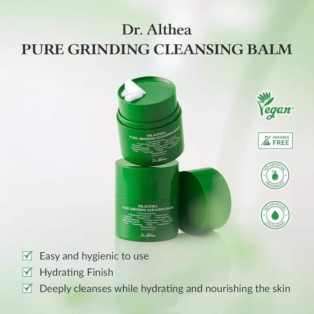 Dr. Althea – Bálsamo Limpiador y Desmaquillante en un Solo Paso | Textura Sólida e Higiénica (100 ml)