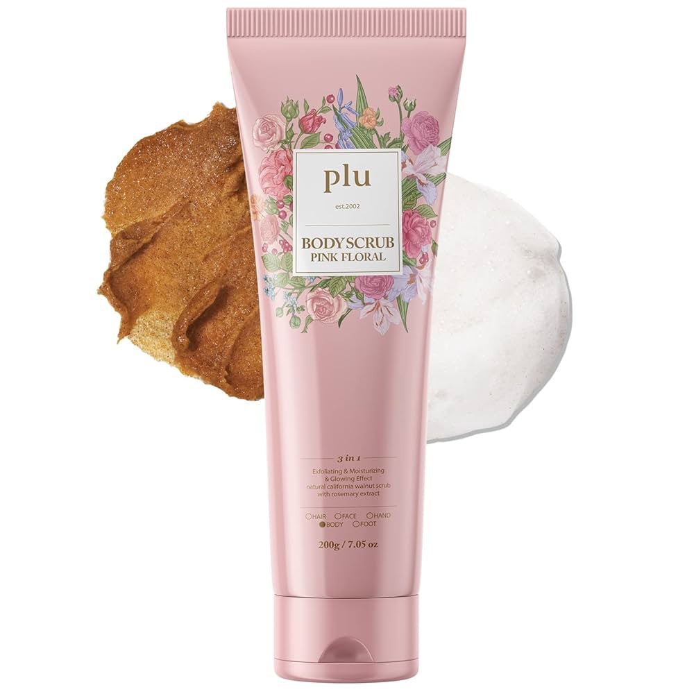 PLU – Pink Floral Body Scrub