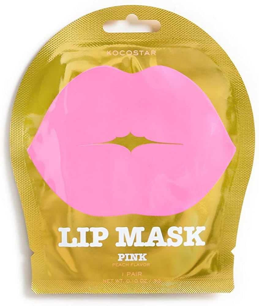 KOCOSTAR – Mascarilla de Labios Hidratante con Sabor a Melocotón Rosa
