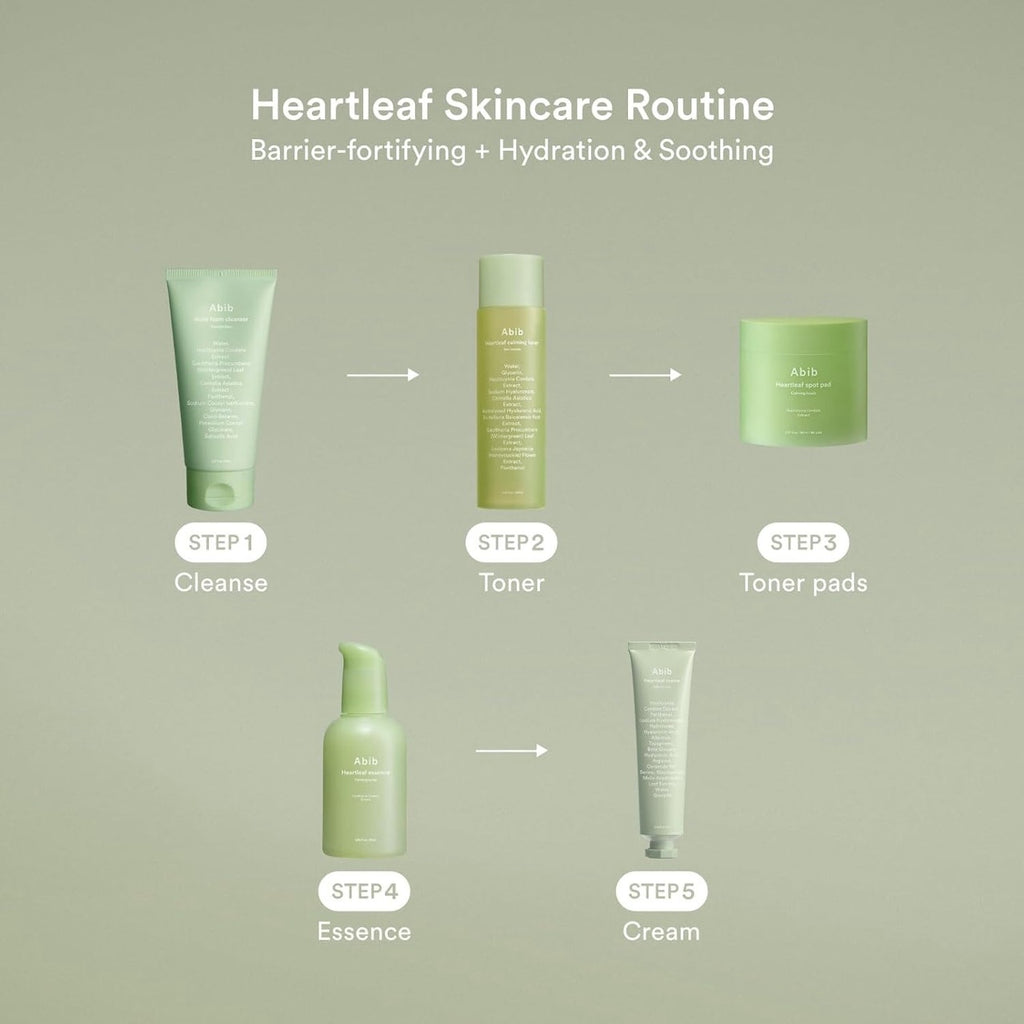 Abib – Heartleaf Essence Calming Pump 50ml – Esencia Calmante con Houttuynia Cordata