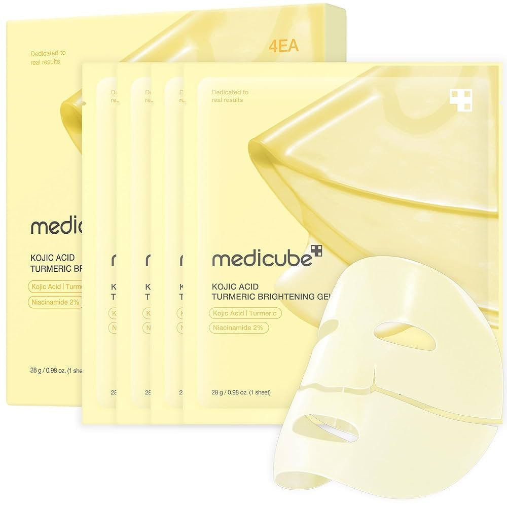 Medicube – Mascarilla en Gel Iluminadora con Ácido Kójico y Cúrcuma 28g