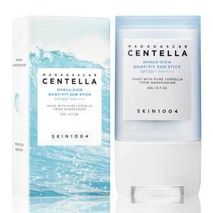 SKIN1004 Madagascar Centella Hyalu-Cica Silky-Fit Sun Stick SPF50+ PA++++ – Protector Solar en Barra con Centella Asiática y Ácido Hialurónico (20g)