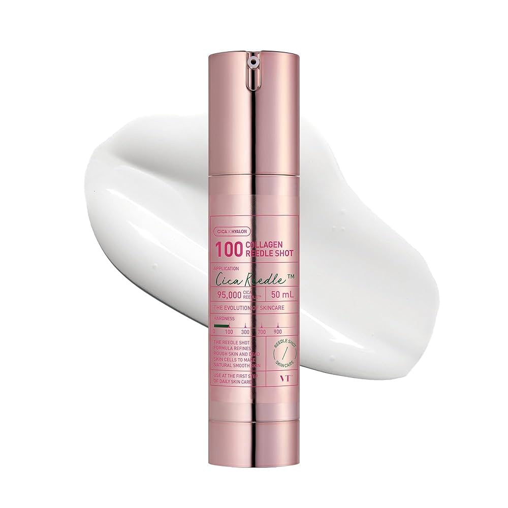 VT Cosmetics – Collagen Reedle Shot 100 (50 ml) – Sérum Reafirmante con Microneedling para Elasticidad
