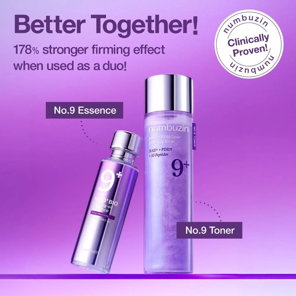 numbuzin – No.9 NAD+ PDRN Glow Boosting Toner