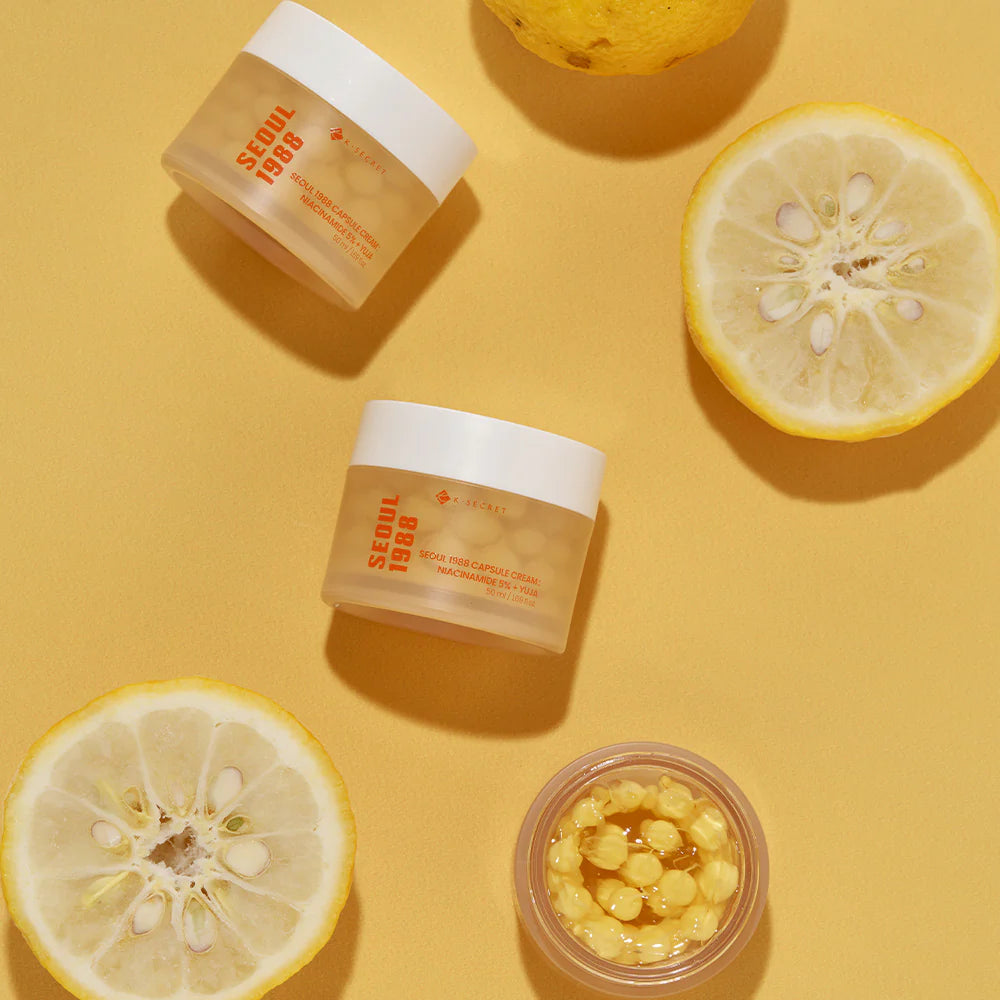 💛 KSECRET – Seoul 1988 Capsule Cream: Niacinamide 5% + Yuja