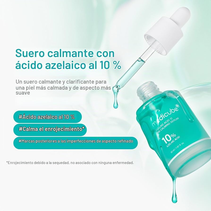 Medicube Azelaic Acid 16 BB Soothing Serum 30ml – Sérum con Ácido Azelaico 16% para Imperfecciones, Rojeces y Poros