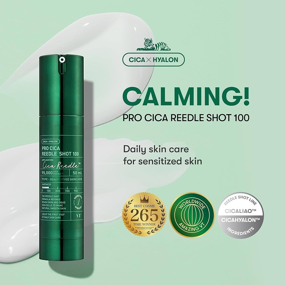 VT Cosmetics – Pro Cica Reedle Shot 100 Sérum con Centella Asiática (50 ml)