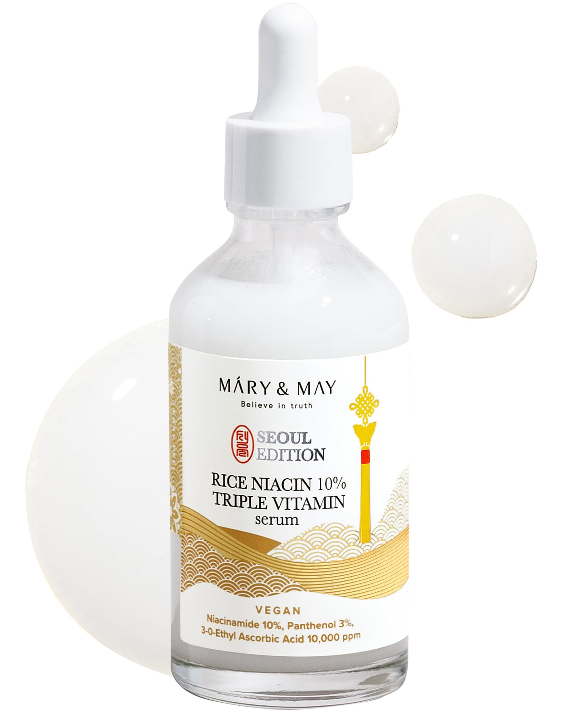 Mary & May – Rice Niacin 10% Triple Vitamin Serum (Seoul Edition)