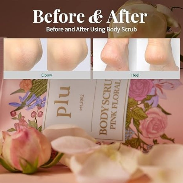 PLU – Pink Floral Body Scrub