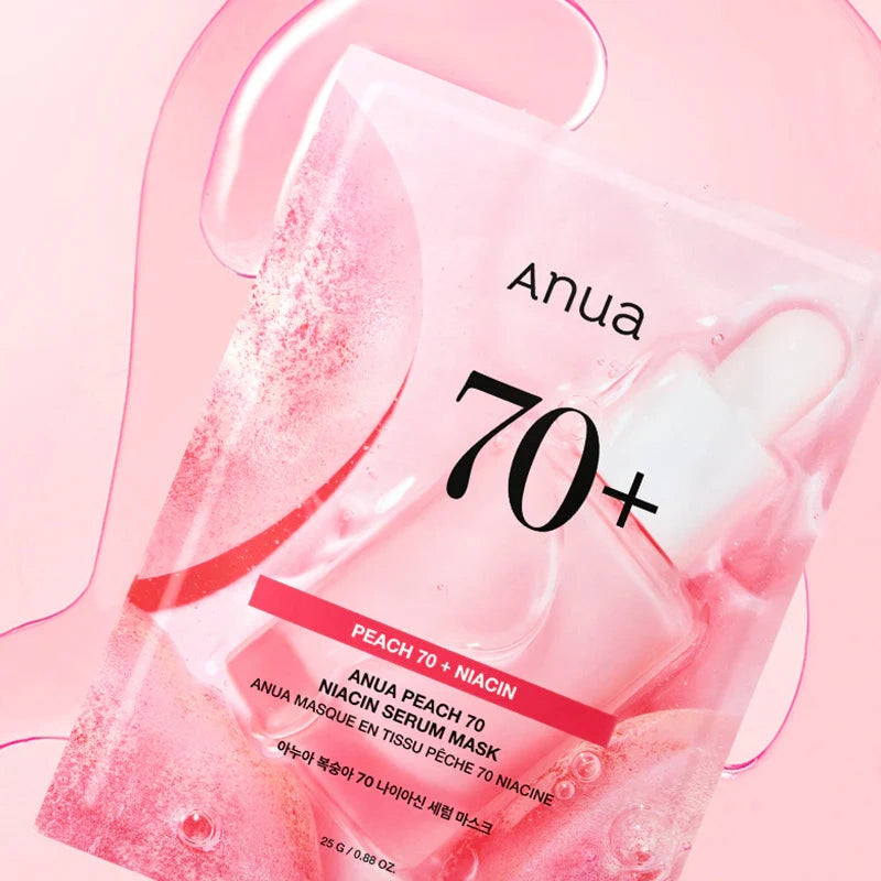 ANUA – Mascarilla Iluminadora con Melocotón 70% + Niacinamida – 25ml (1 ud.)