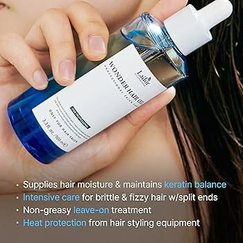 LA’DOR – Wonder Hair Oil 100ml – Acondicionador sin Aclarado Antifrizz con Proteínas Ligeras