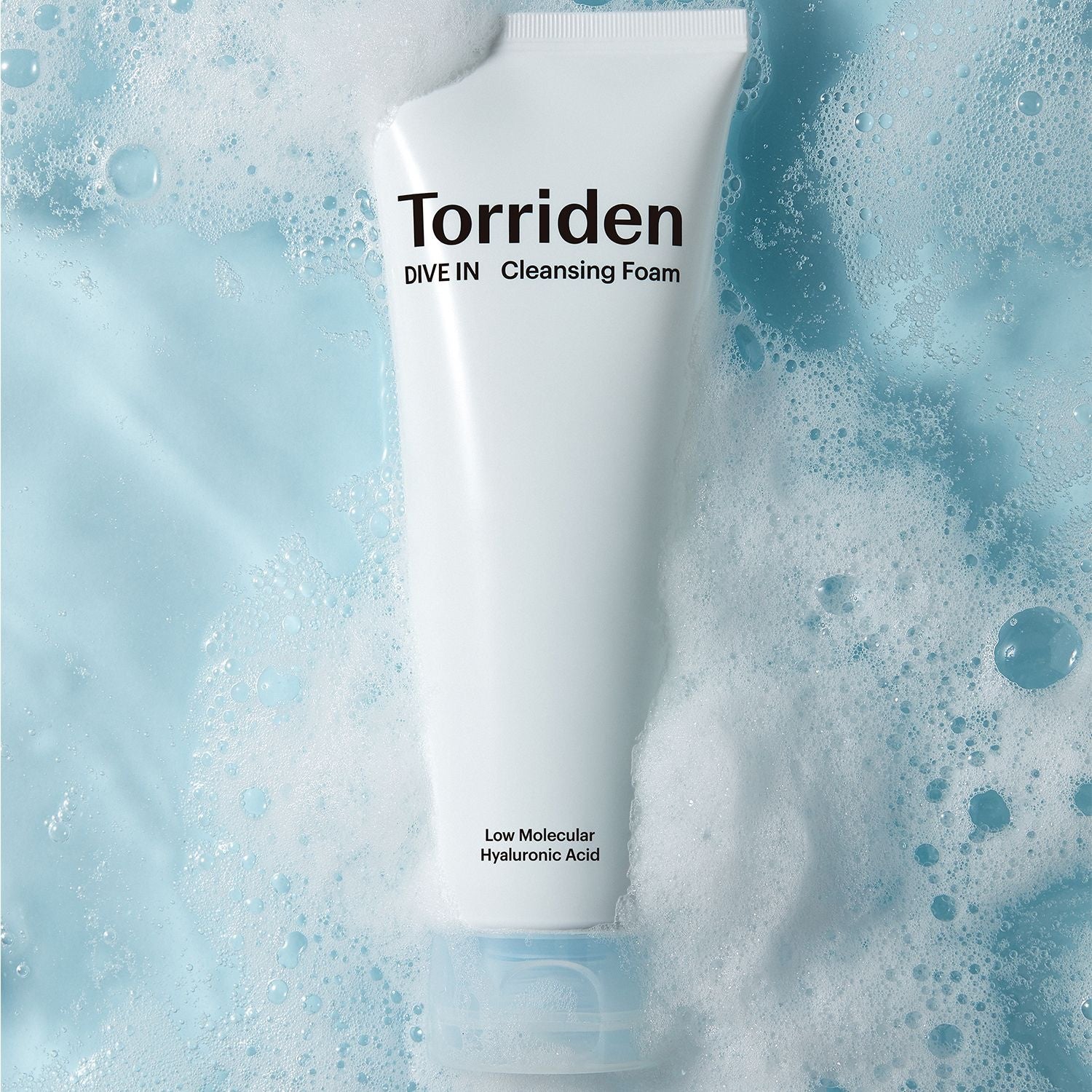 TORRIDEN DIVE-IN Espuma Limpiadora con Ácido Hialurónico de Bajo Peso Molecular – 150ml