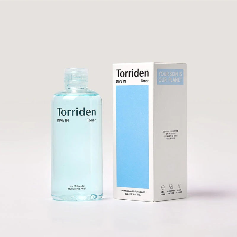 TORRIDEN DIVE-IN Tónico Hidratante con Ácido Hialurónico de Bajo Peso Molecular – 300ml