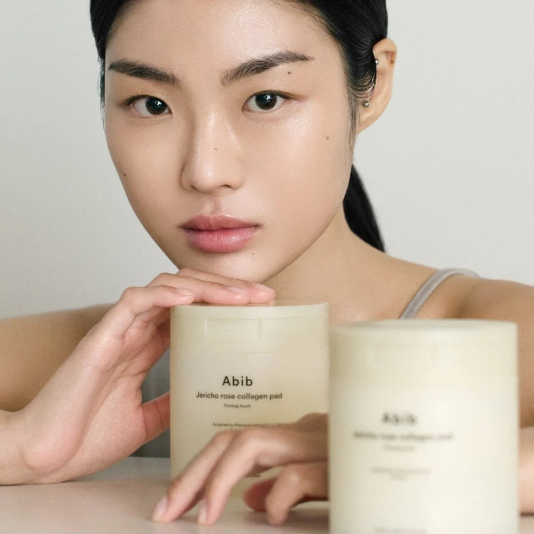 Abib – Jericho Rose Collagen Pad Firming Touch 60 uds – Discos Faciales Tonificantes con Colágeno
