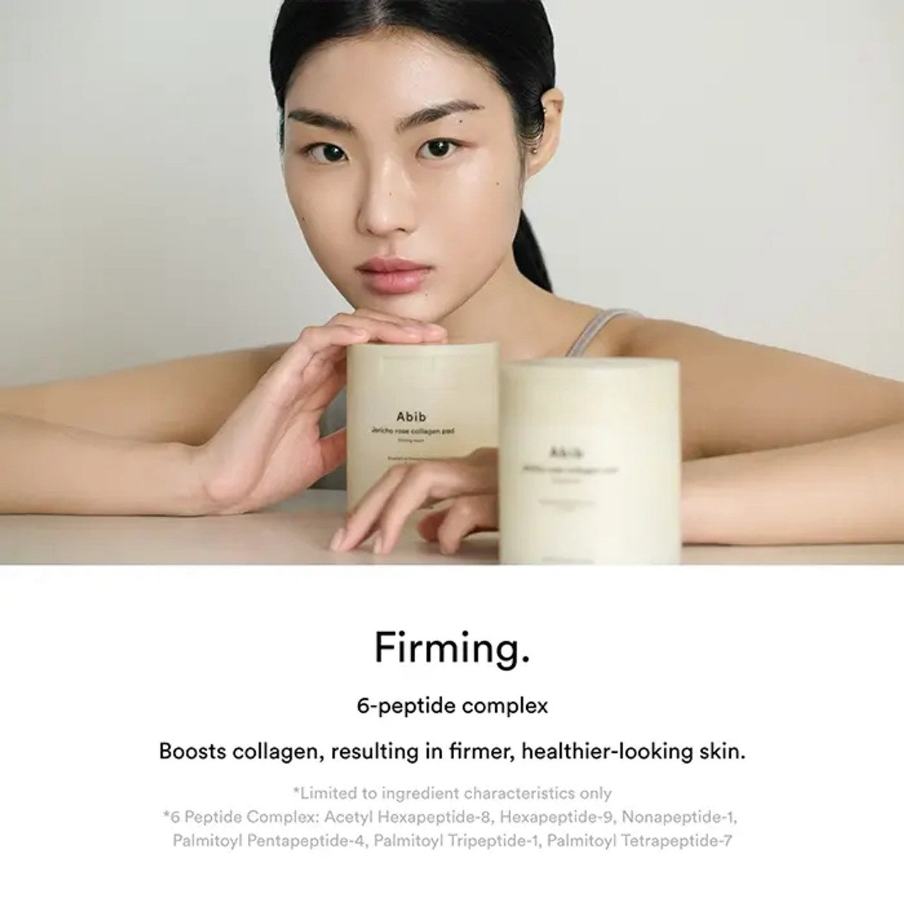 Abib – Jericho Rose Collagen Pad Firming Touch 60 uds – Discos Faciales Tonificantes con Colágeno
