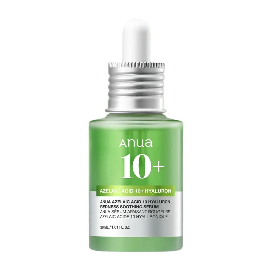ANUA – Sérum Calmante con Ácido Azelaico 10% + Ácido Hialurónico – Reducción de Rojeces e Imperfecciones (30ml)