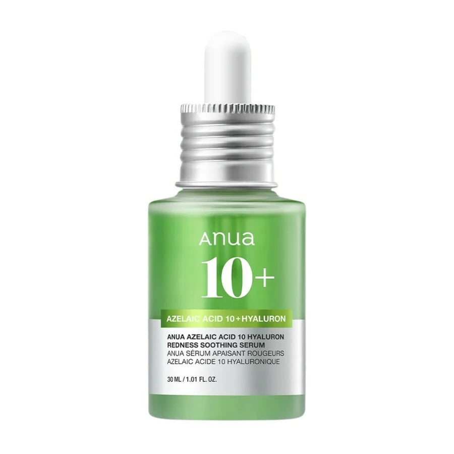 ANUA – Almohadillas Calmantes con Ácido Azelaico 10% + Ácido Hialurónico – Reducción de Rojeces (90 discos / 230ml)