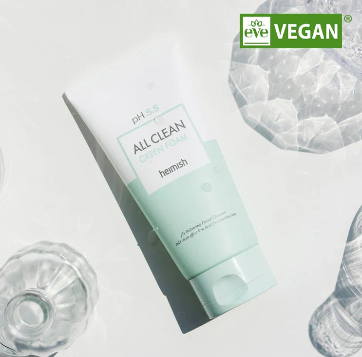Heimish All Clean Green Foam – Limpiador facial en gel hidratante y suave